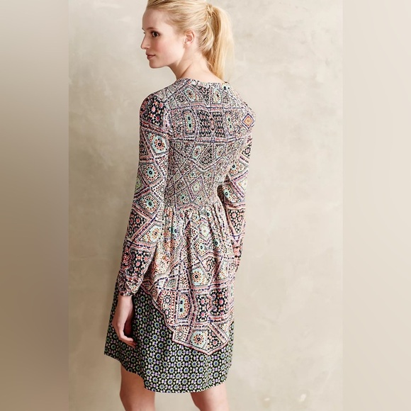 Anthropologie Tiled Amethyst Dress size S - Picture 4 of 8